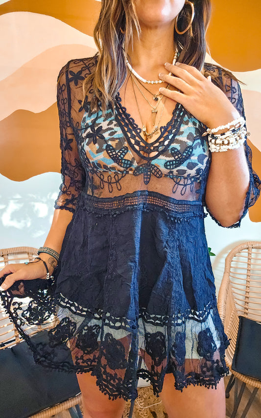 Bohemian Lace Beach Dress