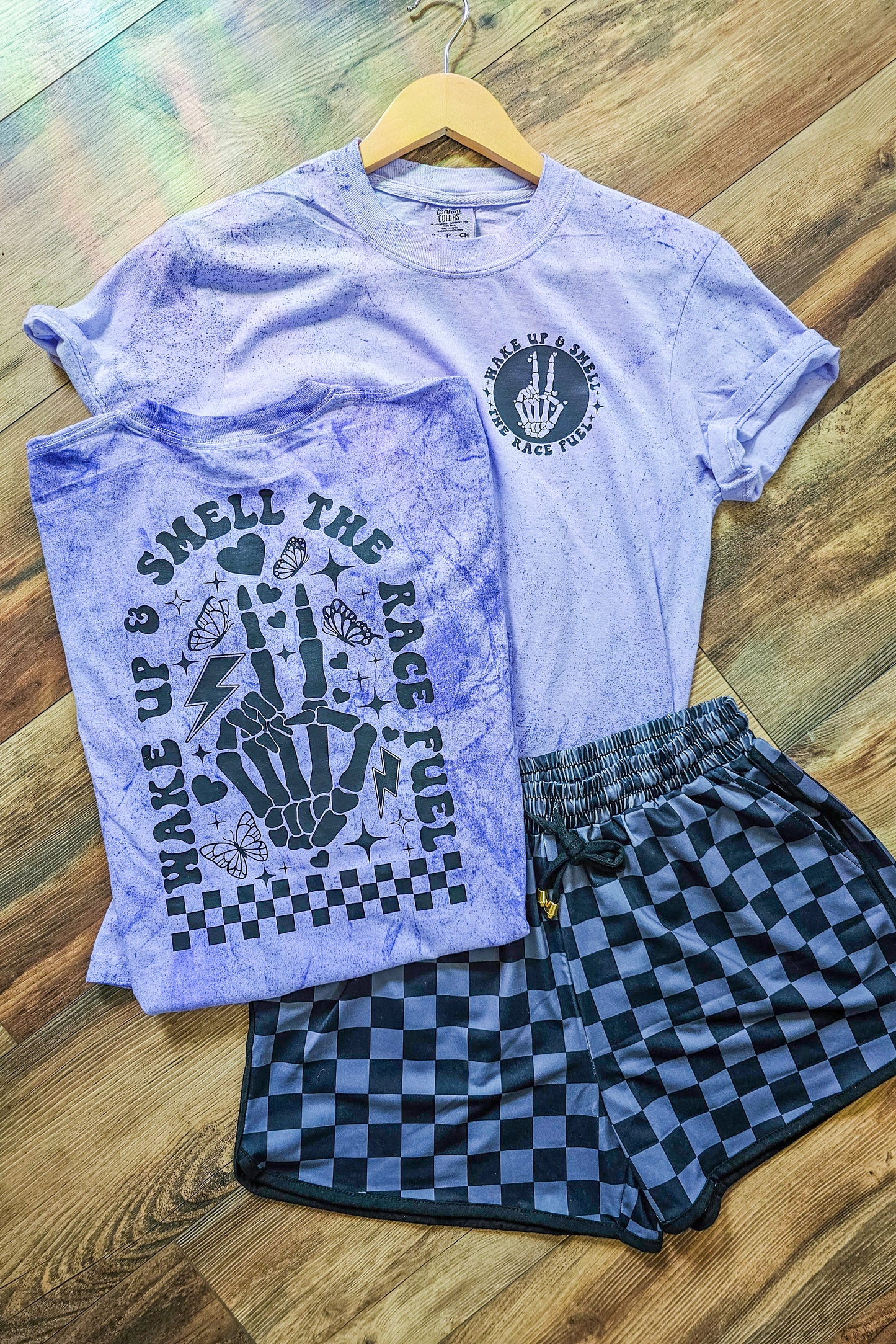 Made To Order|Wake Up And Smell The Race Fuel Graphic Tee 🏁💜