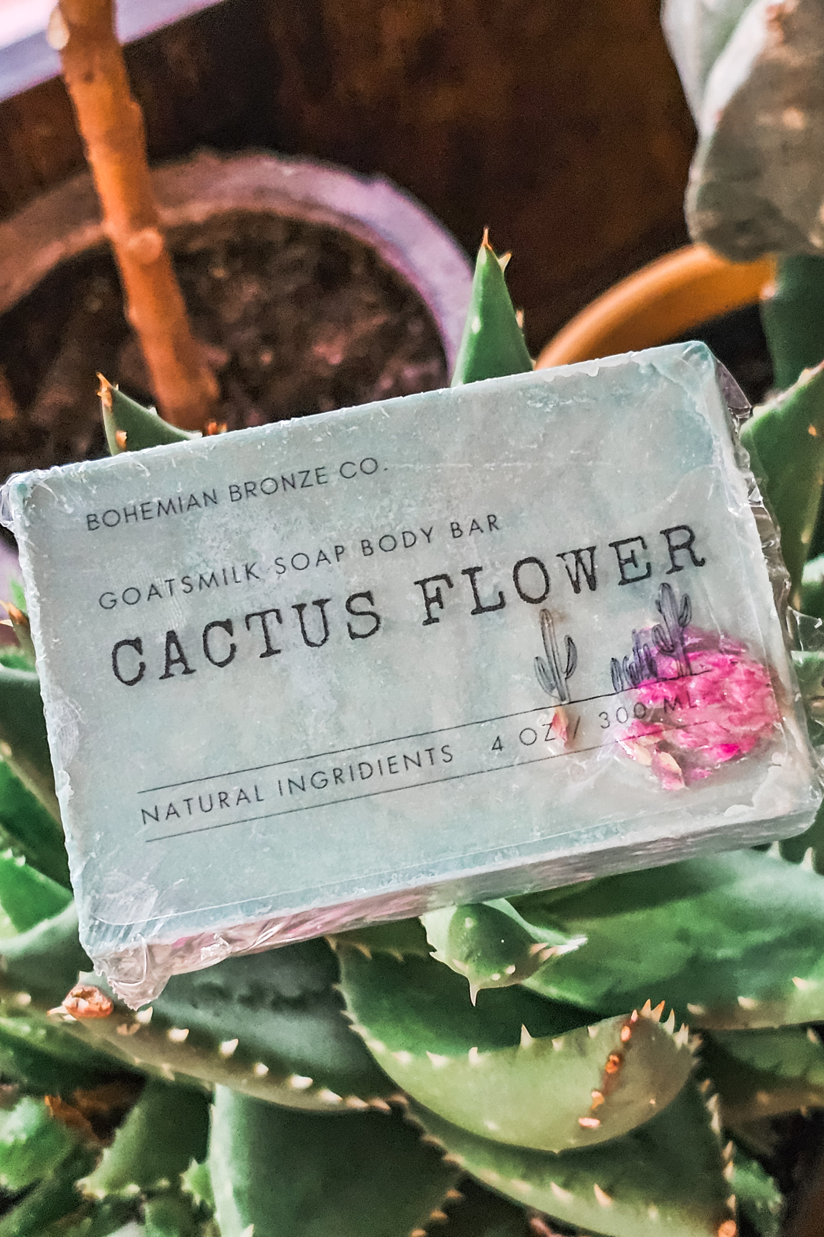 Studio|Cactus Flower Soap Body Bar Sunless Safe