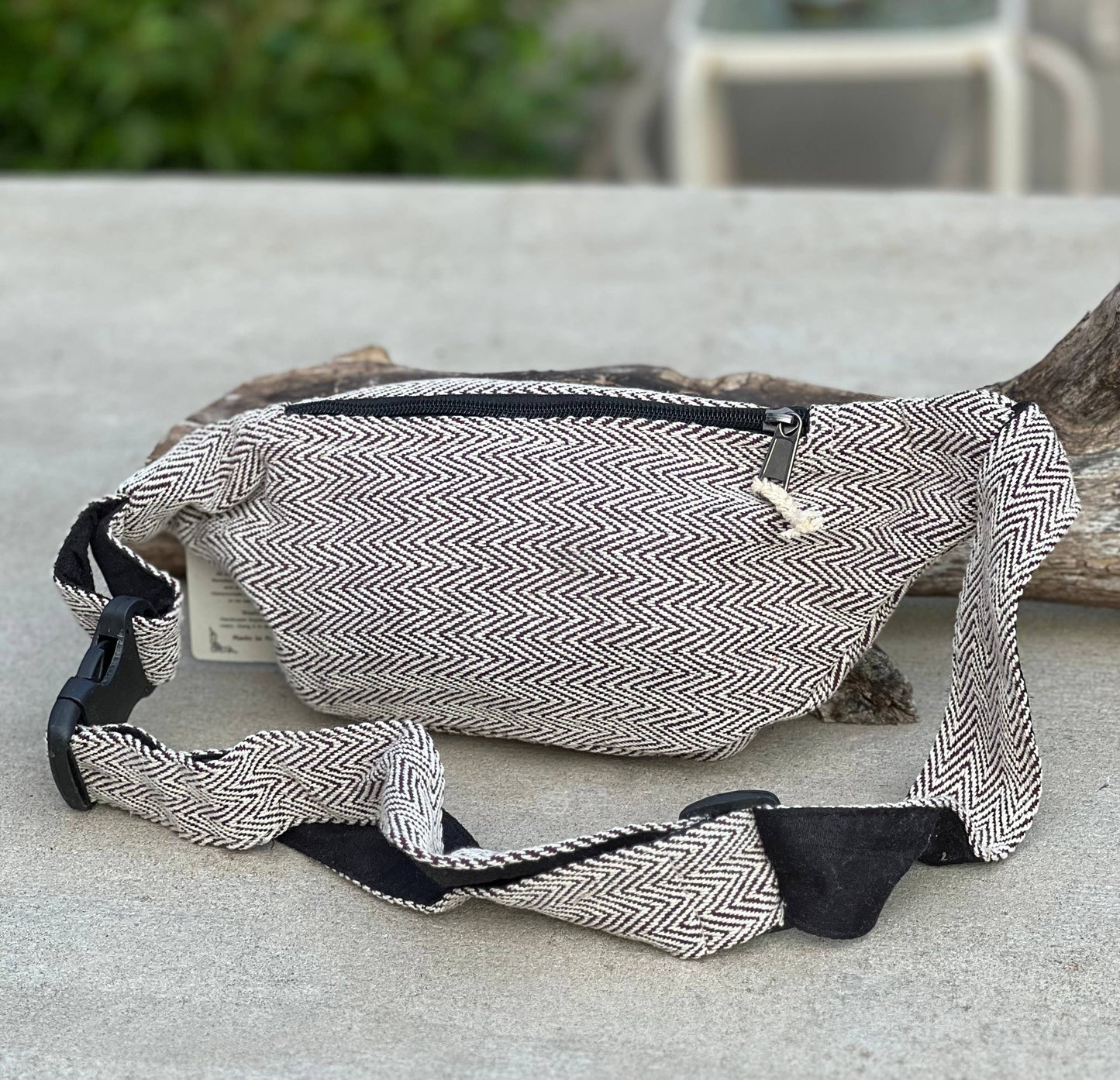 Studio|Eco-Friendly Boho Hippie Style Hemp Fanny Pack Sling Bum Bag