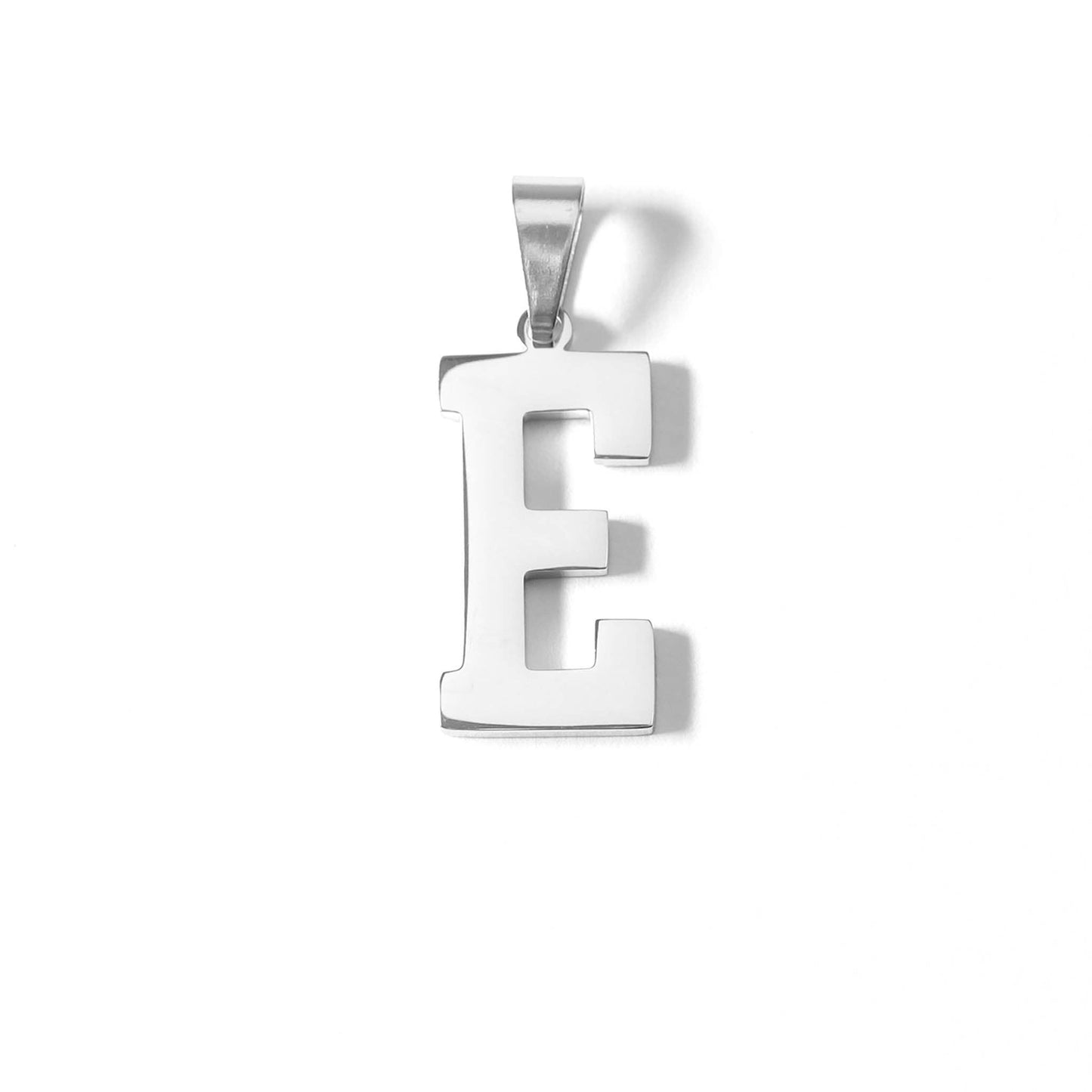 Stainless Steel Sport Letter Pendant