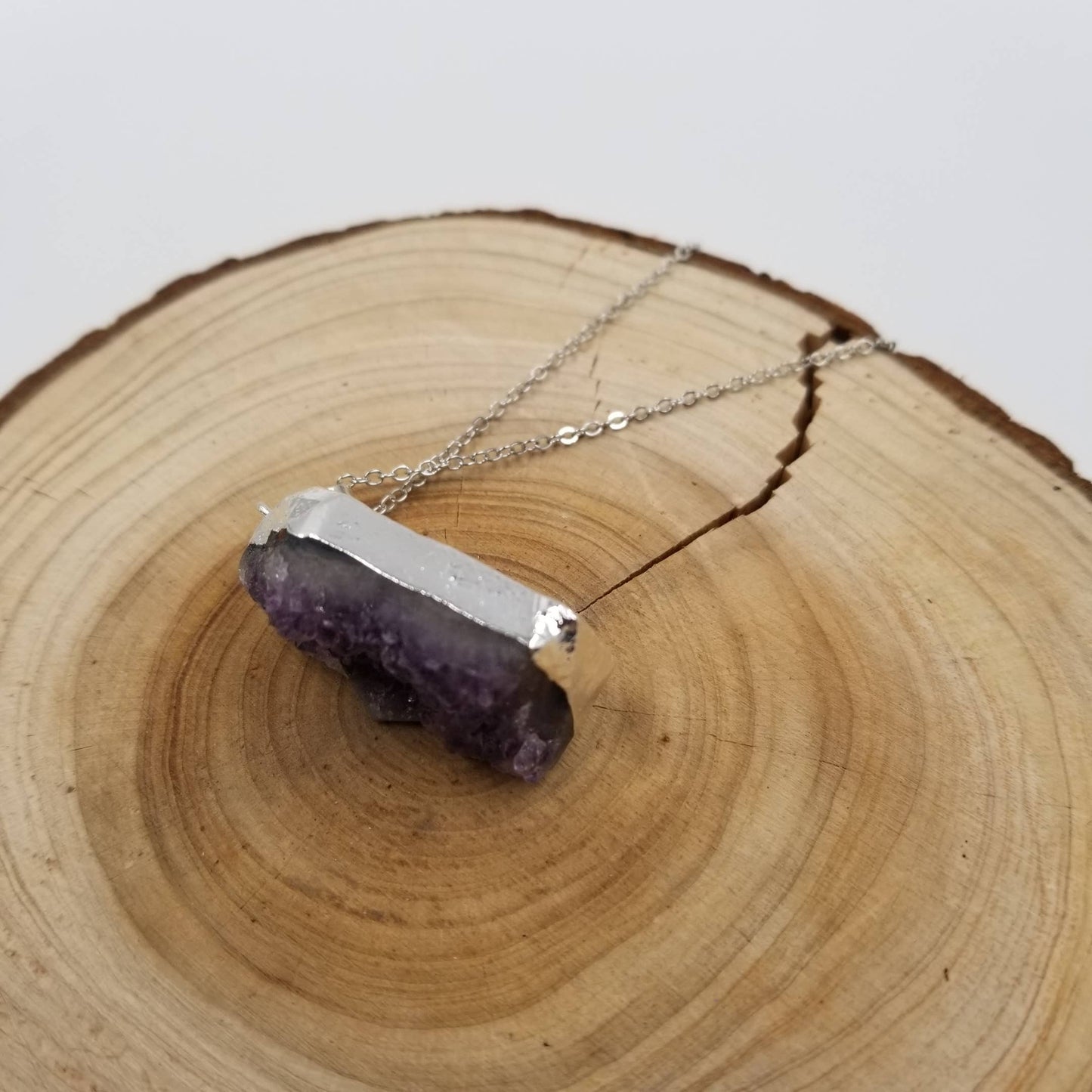 Handmade Natural Amethyst Necklace