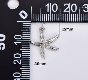 Tiny Mini Gold Filled Starfish Sea Charm Pendant