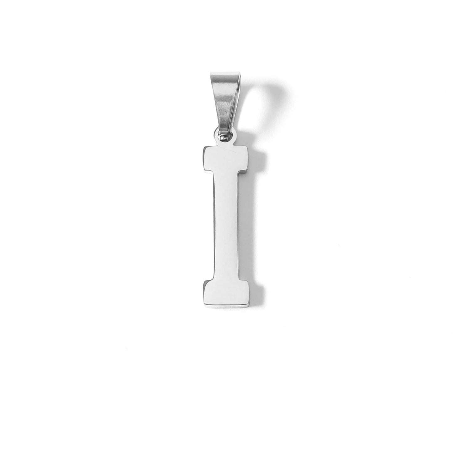 Stainless Steel Sport Letter Pendant