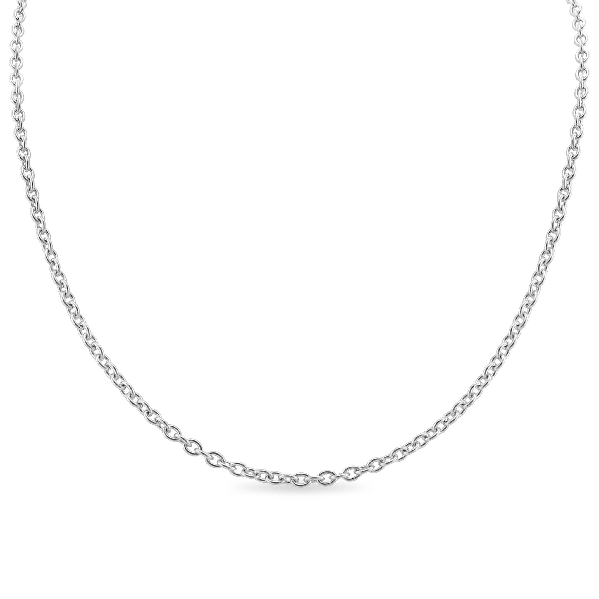 Stainless Steel Waterproof Loop Chain Necklace