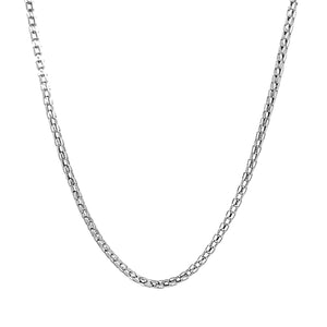 Stainless Steel Waterproof Round Snake Chain Necklace