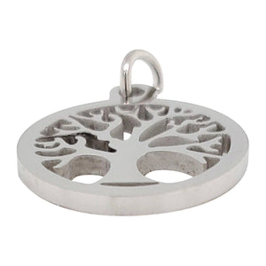 18K PVD Coated Stainless Steel Tree of Life Charm