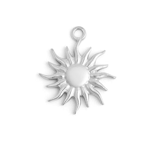 18K Gold PVD Stainless Steel Mystic Sun Charm