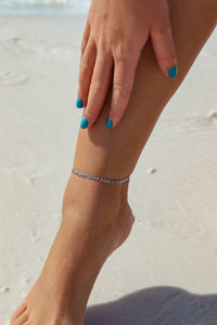 Stainless Steel Figaro Chain Bracelet/Anklet