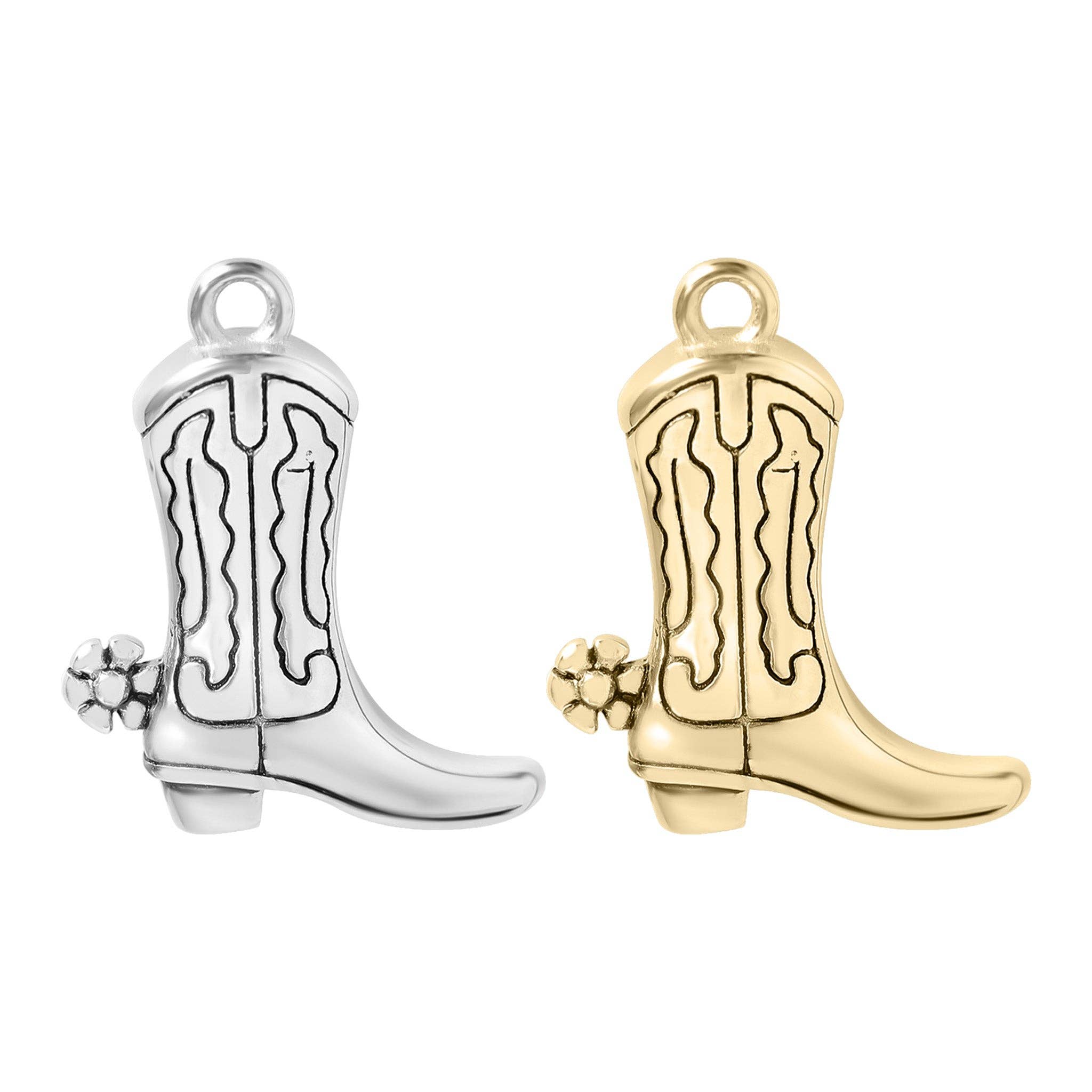 Cowboy Boot Pendant Charm