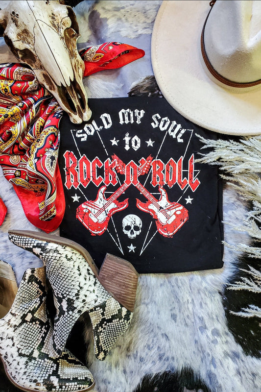 Studio|Sold My Soul To Rock N Roll Tee