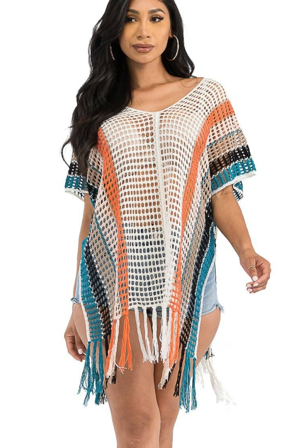 Cap Cana Crochet Knit Cover-Up