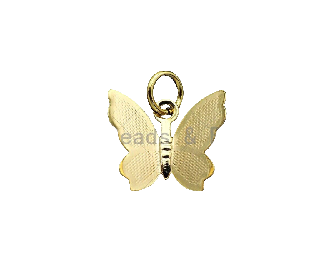 Butterfly Shape Pendant/Charm, 14K Gold Filled