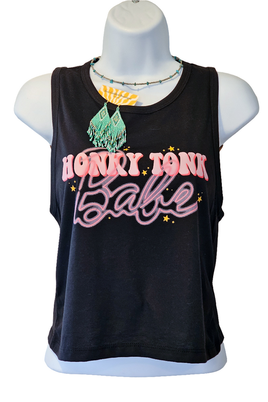 Made To Order|Honkey Tonk Babe Festival Cropped Tank