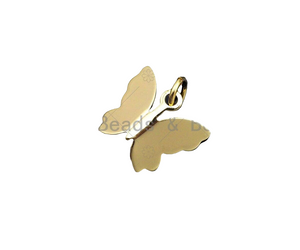 Butterfly Shape Pendant/Charm, 14K Gold Filled