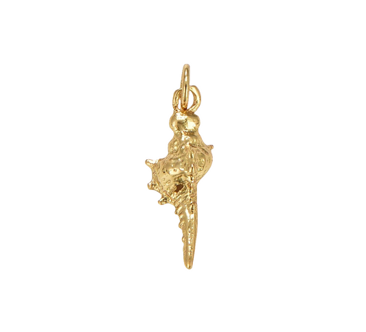 Dainty Gold Filled Conch Sea Shell Charm Pendant