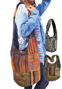 Studio|Shroomin' Around Patchwork Hobo Bag