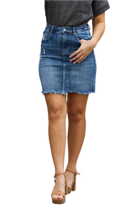 RISEN Amelia Denim Mini Skirt