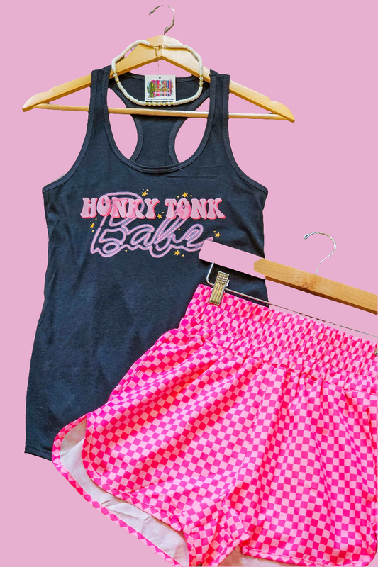 Honky Tonk Babe Racer Back Tank