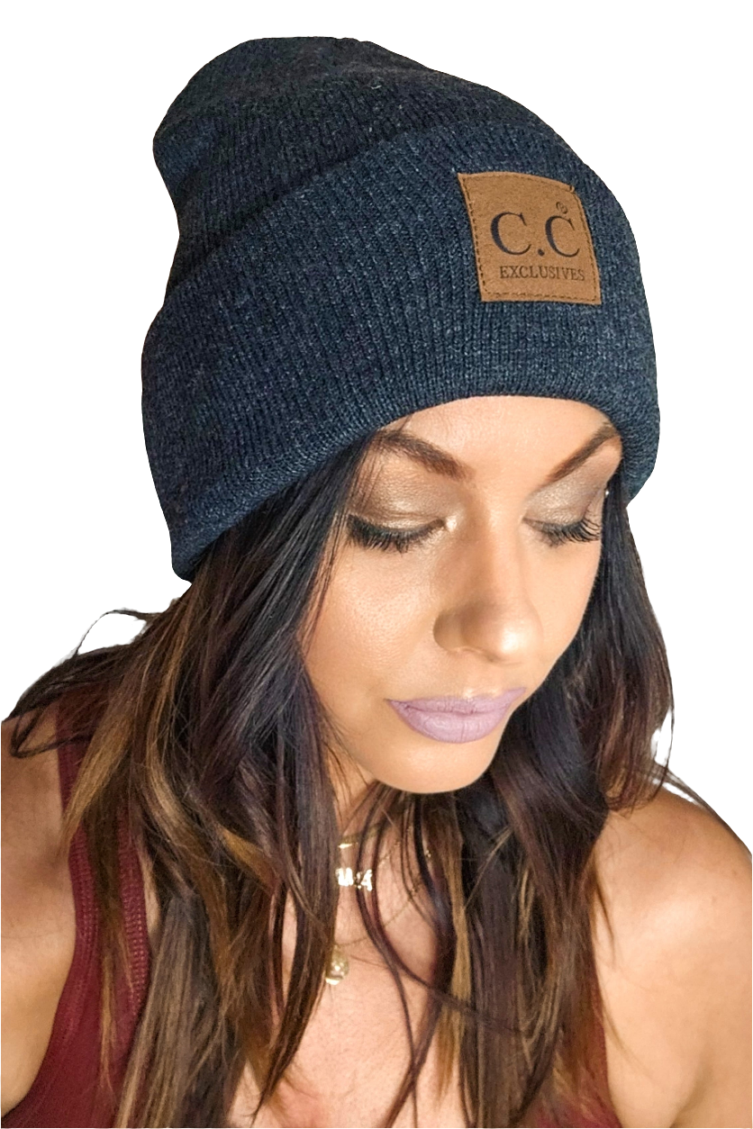 Studio|C.C. Beanie In Dark Melange Gray