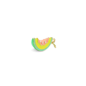 Enamel Gold Watermelon fruit Charm Pendant