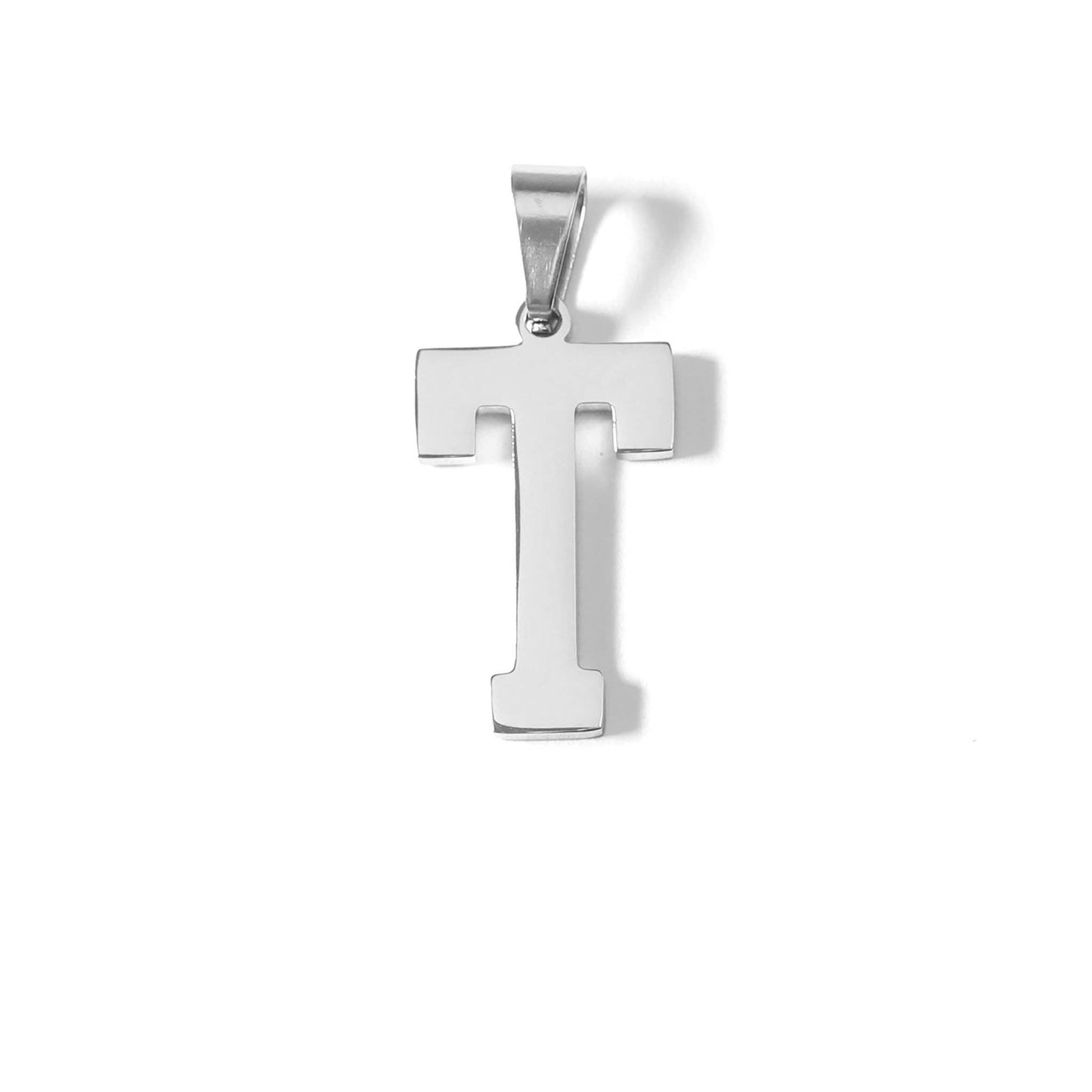 Stainless Steel Sport Letter Pendant