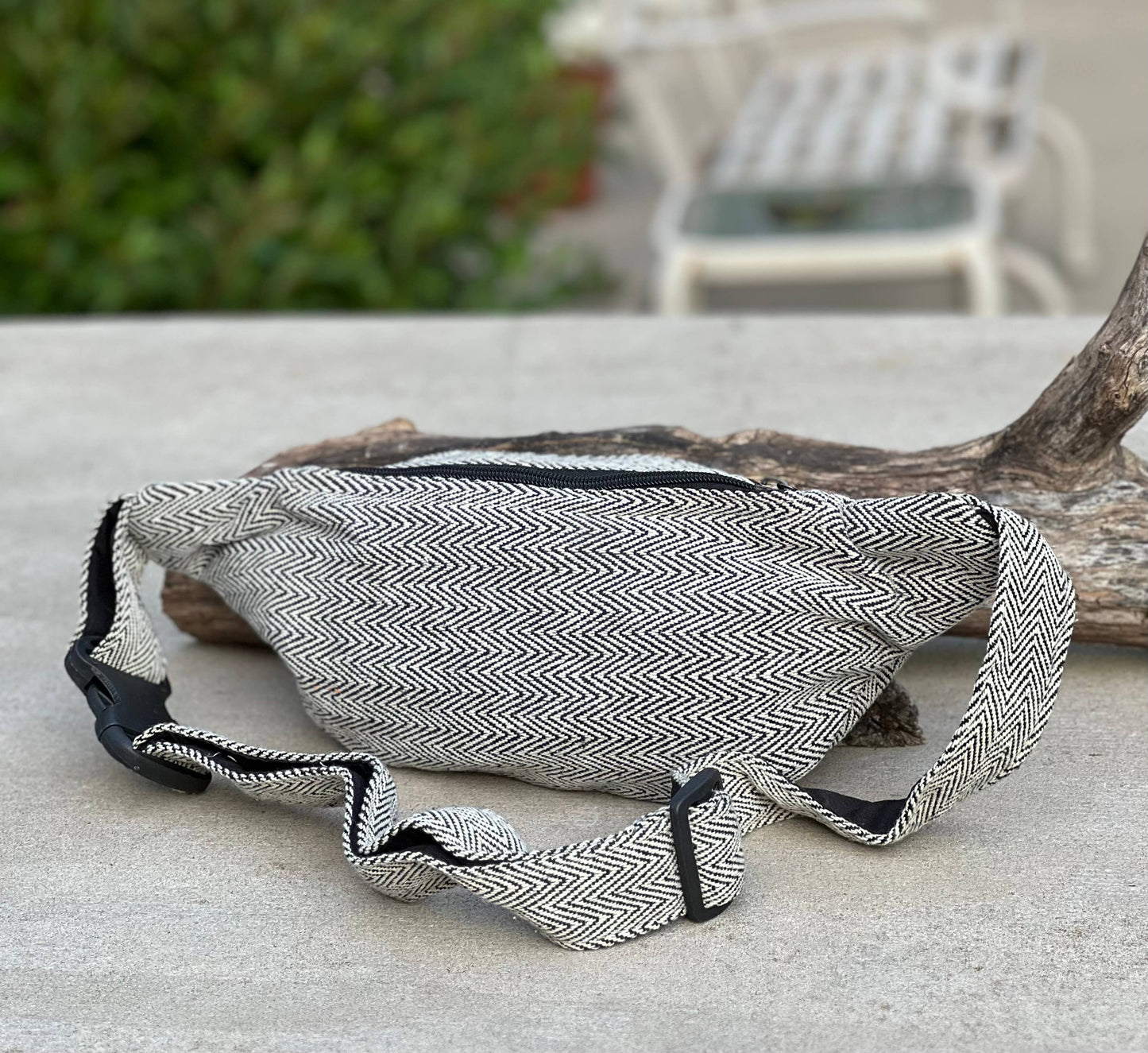 Studio|Eco-Friendly Boho Hippie Style Hemp Fanny Pack Sling Bum Bag