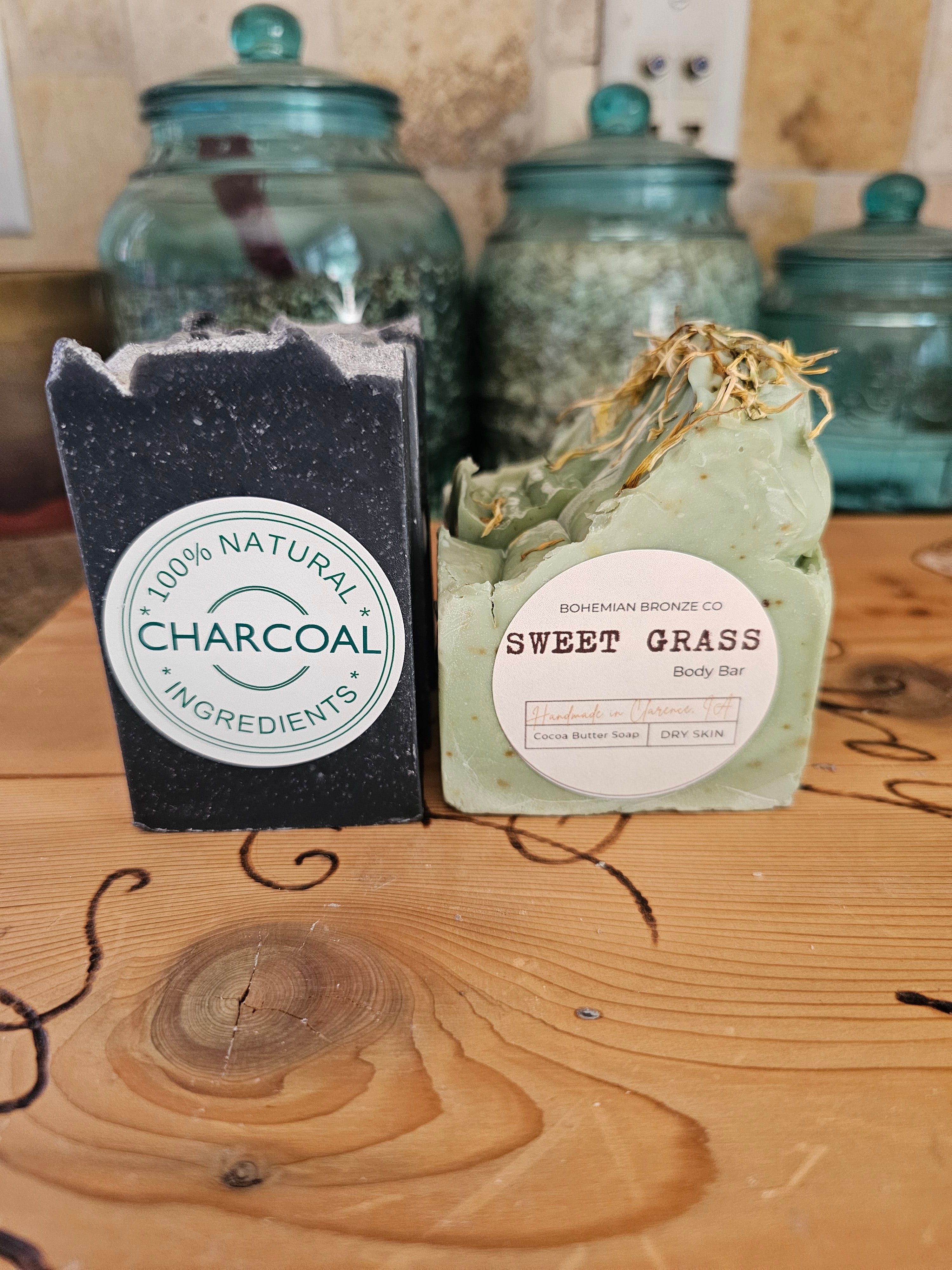 Sweet Grass Soap Body Bar For Dry Skin