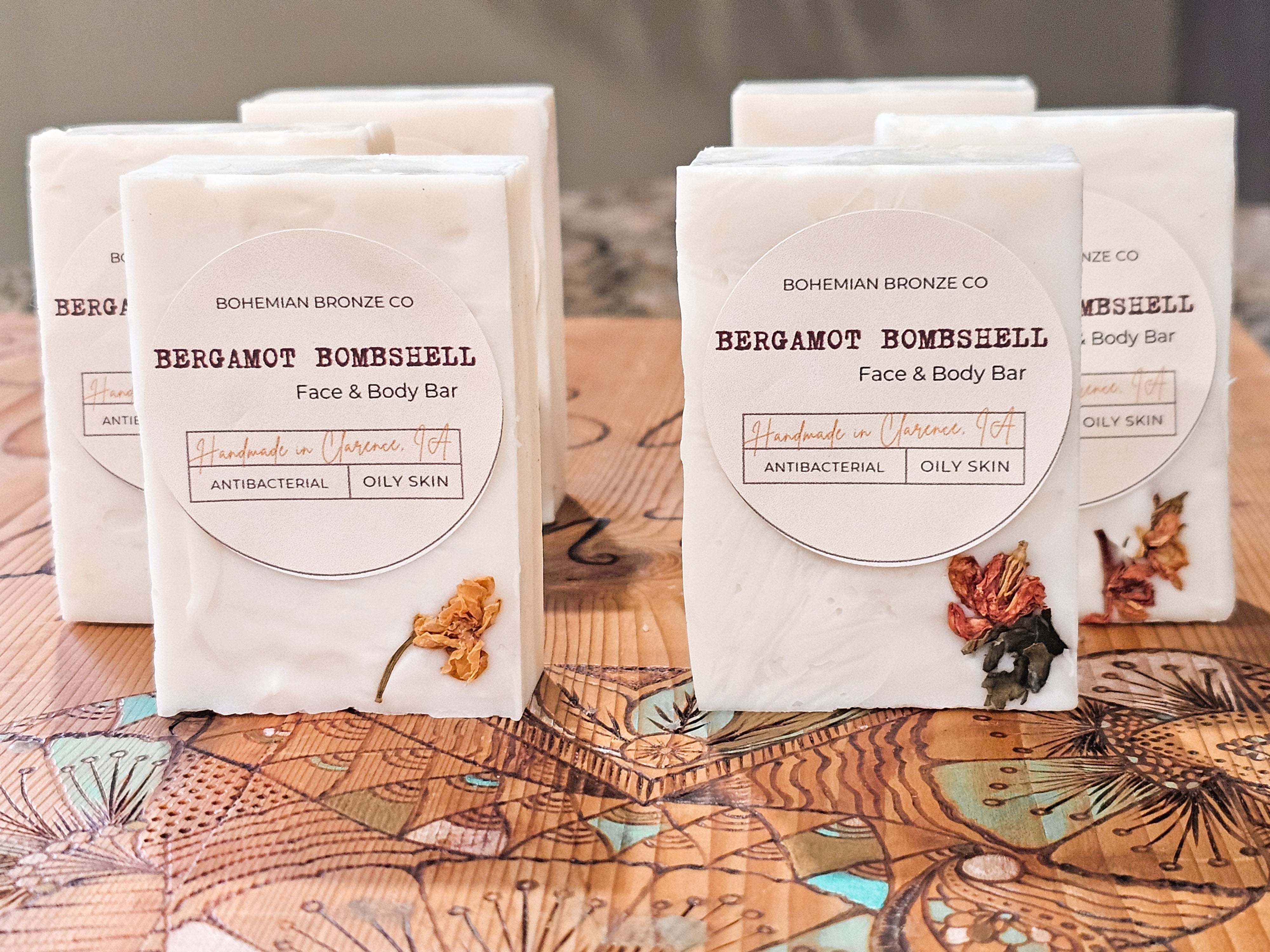 Bergamot Bombshell Face & Body Soap Bar For Oily Skin