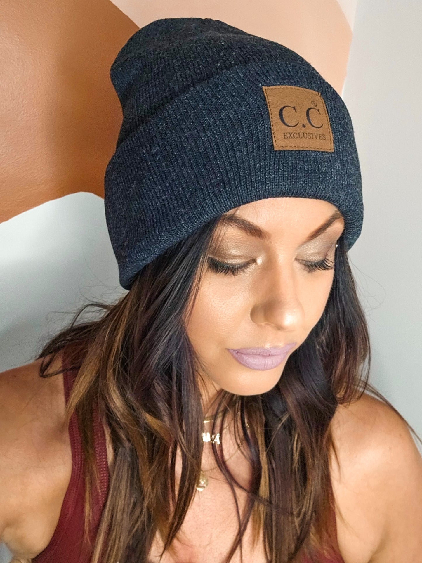 Studio|C.C. Beanie In Dark Melange Gray