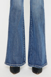 Warehouse|Kancan Cat's Whiskers High Waist Flare Jeans