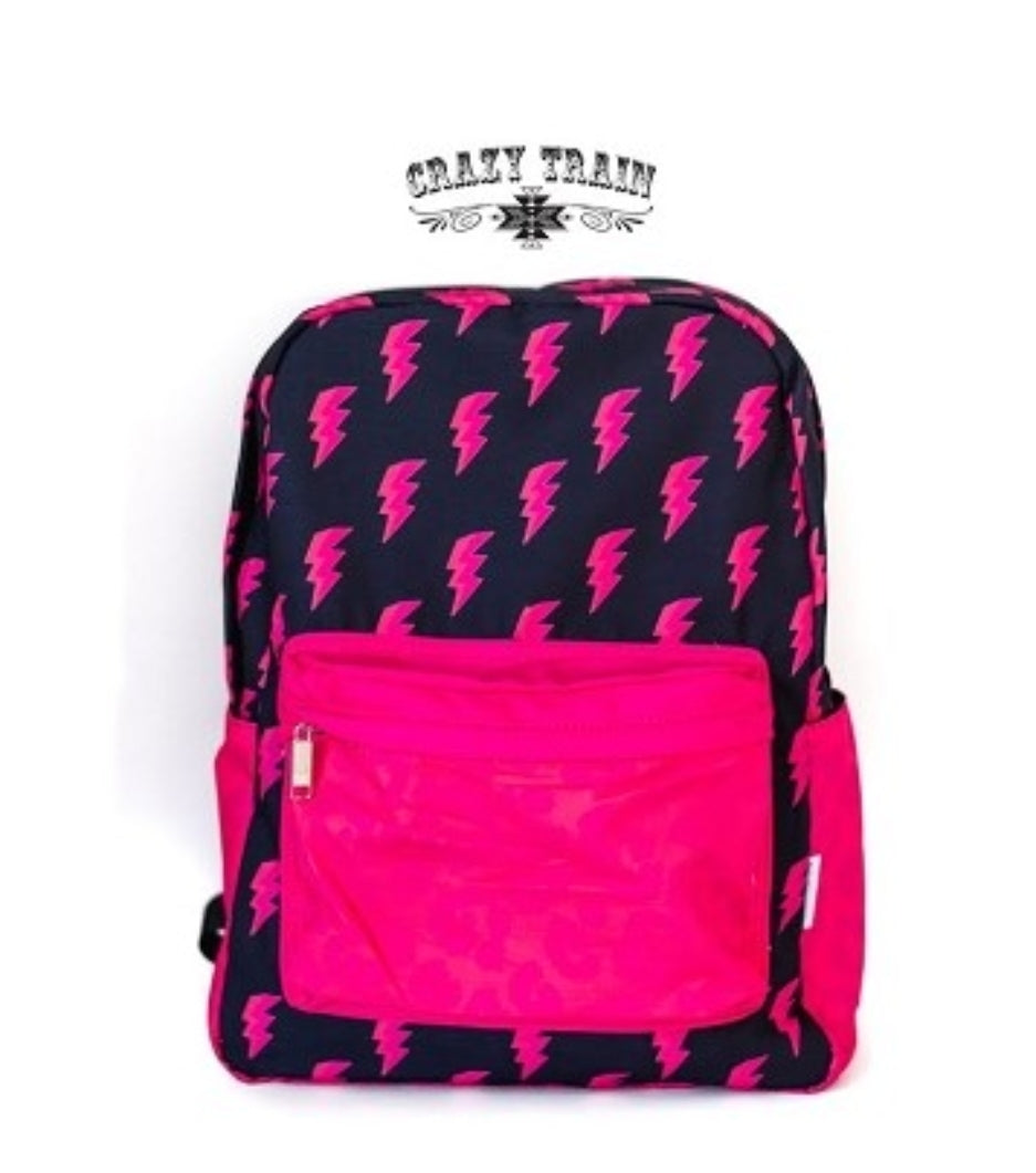 Crash Course Lightening Bolt Back Pack