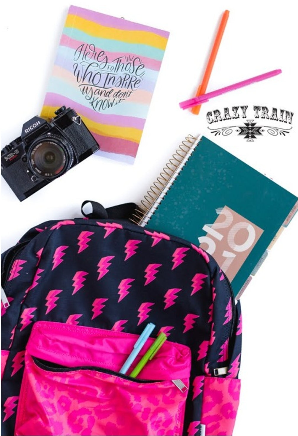 Crash Course Lightening Bolt Back Pack