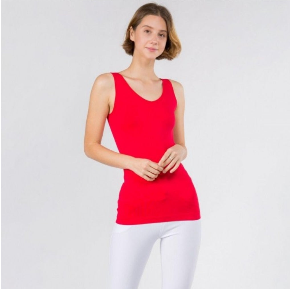 Studio|Favorite Fat Sucker Seamless Basic Tank In Multiple Colors